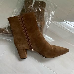 J.Crew Dark Pecan pointed toe Sadie Ankle booties